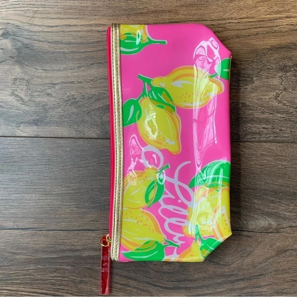 Lilly Pulitzer For Estee Lauder Lemon Cosmetic Bag